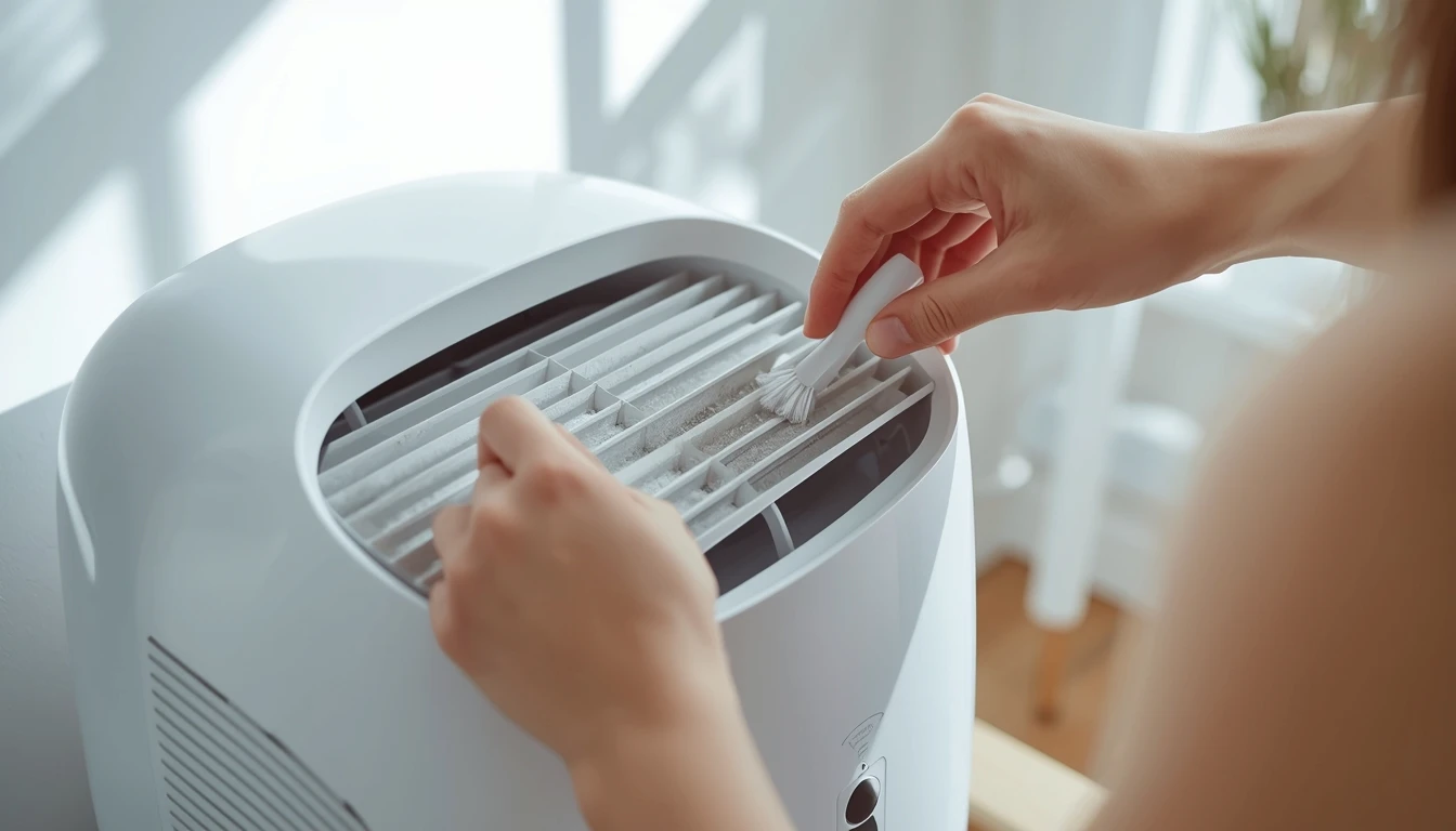 limpando um climatizador da maneira correta após seguir o passo a passo.